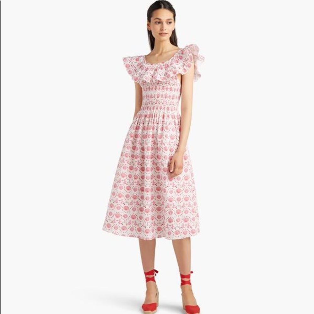 NWT Hill House Akilah Nap Dress In Mermaid Linen - Picture 4 of 6